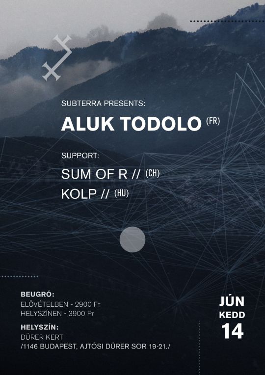 Aluk Todolo 2016 flyer